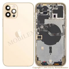 Cover iPhone 12 Pro Max (A2411) Middle cover, Battery cover, (Used condition A) Gold