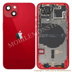Korpuss iPhone 13 (A2633) Videja daļa Baterijas vāciņš Sarkans