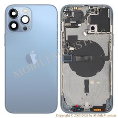 Cover iPhone 13 Pro Max (A2643) Middle cover, Battery cover, (Used condition A) Sky blue