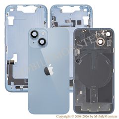 Cover iPhone 14 (A2882) Battery cover (Used condition A) Sky blue
