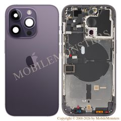 Korpuss iPhone 14 Pro (A2890) Baterijas vāciņš (Lietots A stavoklis) Violets