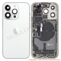 Корпус iPhone 14 Pro (A2890) Средняя часть Крышка батареи Белая