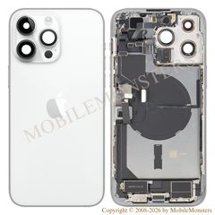 Korpuss iPhone 14 Pro Max (A2894) Baterijas vāciņš (Lietots A stavoklis) Sudrabs
