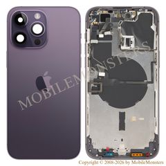 Korpuss iPhone 14 Pro Max (A2894) Videja daļa Baterijas vāciņš Violets