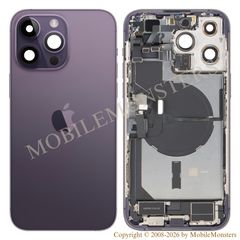 Korpuss iPhone 14 Pro Max (A2894) Videja daļa Baterijas vāciņš Violets