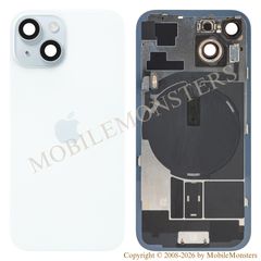 Korpuss iPhone 15 Baterijas vāciņš (Lietots A stavoklis) Gaiši zils