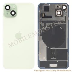 Korpuss iPhone 15 Plus Baterijas vāciņš (Lietots A stavoklis) Zaļš