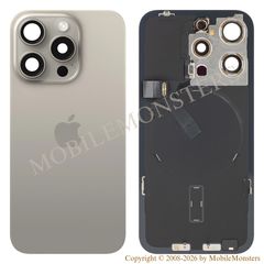 Cover iPhone 15 Pro Battery cover (Used condition A) Titanium
