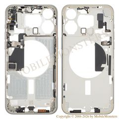 Korpuss iPhone 15 Pro Max Videja daļa (Lietots A stavoklis) Balts