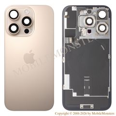 Cover iPhone 16 Pro Battery cover (Used condition A) Gold