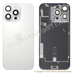 Korpuss iPhone 16 Pro Max Baterijas vāciņš (Lietots A stavoklis) Balts