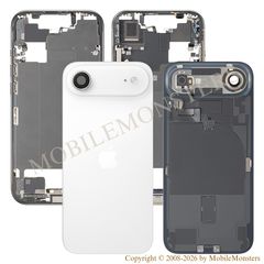 Cover iPhone 17 Air (A3517) Battery cover Middle cover (Used condition A) White