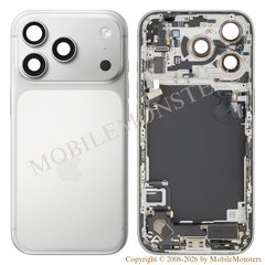Cover iPhone 17 Pro Battery cover Middle cover (Used condition A) Silver