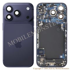 Cover iPhone 17 Pro Battery cover Middle cover (Used condition A) Blue