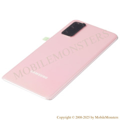 Корпус Samsung SM-G980F Galaxy S20 Крышка батареи Розовая