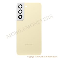 Korpuss Samsung SM-S901B Galaxy S22 5G Baterijas vāciņš (Service pack) Zelts