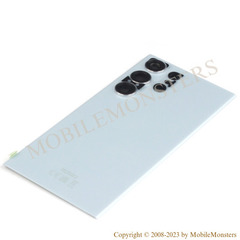 Корпус Samsung SM-S918B Galaxy S23 Ultra Крышка батареи, (Service pack) Голубой 