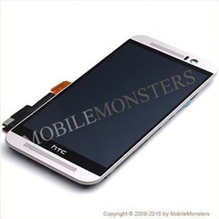 Lcd HTC One M9 with Touchscreen, lens and front frame Silver