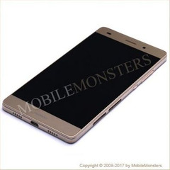 Lcd Huawei P8 Lite (ALE-L21) with Touchscreen, lens and front frame Gold