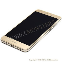 Дисплей Huawei P9 Lite (2017) (PRA-LX1) с Тачскрином, стеклом и рамкой Золотой