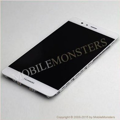 Дисплей Huawei P9 (EVA-L19) с Тачскрином, стеклом и рамкой Белый