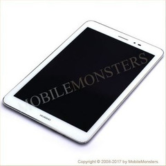 Displejs Huawei MediaPad T1 8.0 ar Skārienjūtīgo stiklu Balts