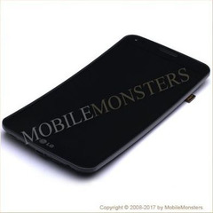 Lcd LG D955 G Flex with Touchscreen, lens and front frame Black