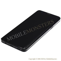 Lcd Samsung SM-G965F Galaxy S9+ with Touchscreen, lens and front frame Black