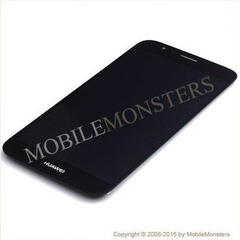 Дисплей Huawei Ascend G8 с Тачскрином и Стеклом Чёрный