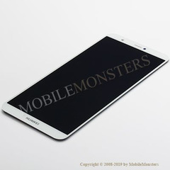 Displejs Huawei P smart (FIG-LX1) ar Skārienjūtīgo stiklu Balts