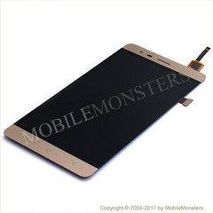 Дисплей Lenovo K5 Note с Тачскрином и Стеклом Золотой