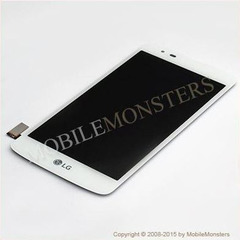 Lcd LG K350N K8 with Touchscreen and Lens White