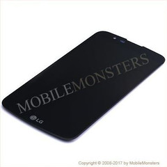 Displejs LG K420N K10 ar Skārienjūtīgo stiklu Melns