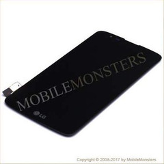 Дисплей LG K7 (X210) с Тачскрином и Стеклом Чёрный