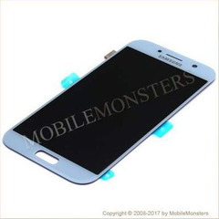 Дисплей Samsung SM-A520F Galaxy A5 (2017) с Тачскрином и Стеклом Голубой