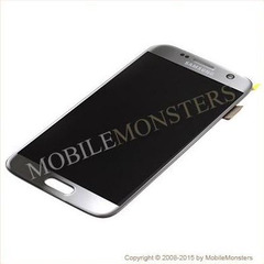 Дисплей Samsung SM-G930F Galaxy S7 с Тачскрином и Стеклом Серебрянный