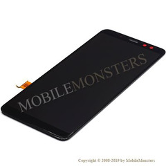Displejs Samsung SM-A530F Galaxy A8 (2018) ar Skārienjūtīgo stiklu, (Service pack) Melns