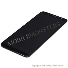 Displejs Samsung SM-A605 Galaxy A6+ (2018) ar Skārienjūtīgo stiklu, (Service pack) Melns