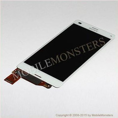 Lcd Sony D5803 Xperia Z3 Compact with Touchscreen and Lens White