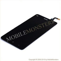 Дисплей Xiaomi Mi 4 с Тачскрином и Стеклом Чёрный