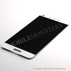 Дисплей Xiaomi Mi 5 с Тачскрином и Стеклом Белый