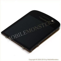 Дисплей BlackBerry Q10 с Тачскрином, стеклом и рамкой Чёрный