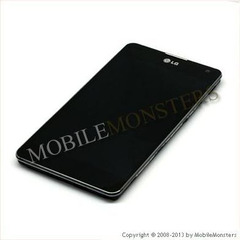 Lcd LG E975 Optimus G with Touchscreen, lens and front frame Black