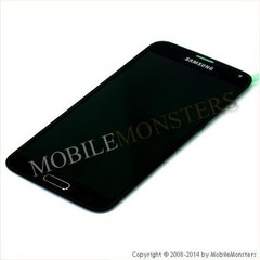 Дисплей Samsung SM-G900F Galaxy S5 с Тачскрином и Стеклом Золотой