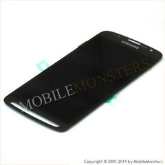 Displejs Samsung i9295 Galaxy S4 Active ar Skārienjūtīgo stiklu Pelēks