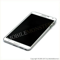 Lcd Samsung N9005 Galaxy Note 3 with Touchscreen, lens and front frame White