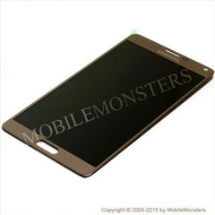 Дисплей Samsung SM-N910F Galaxy Note 4 с Тачскрином и Стеклом Золотой