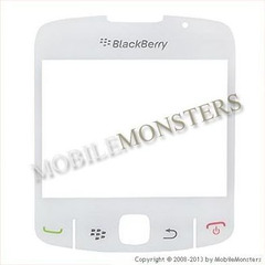 Stikls BlackBerry 8520 Curve  Balts