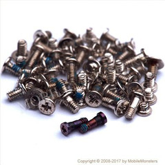 Skrūvju komplekts iPhone 7 (A1778) Pelēks