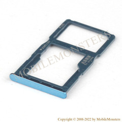 Держатель Sim карты Huawei P30 Lite (MAR-LX1A) Синий